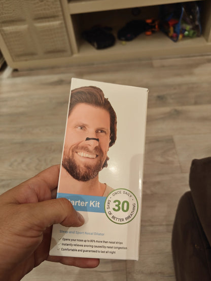 Magnetiska näsremsor, näsklämma mot snarkning